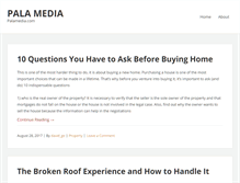 Tablet Screenshot of palamedia.com.au